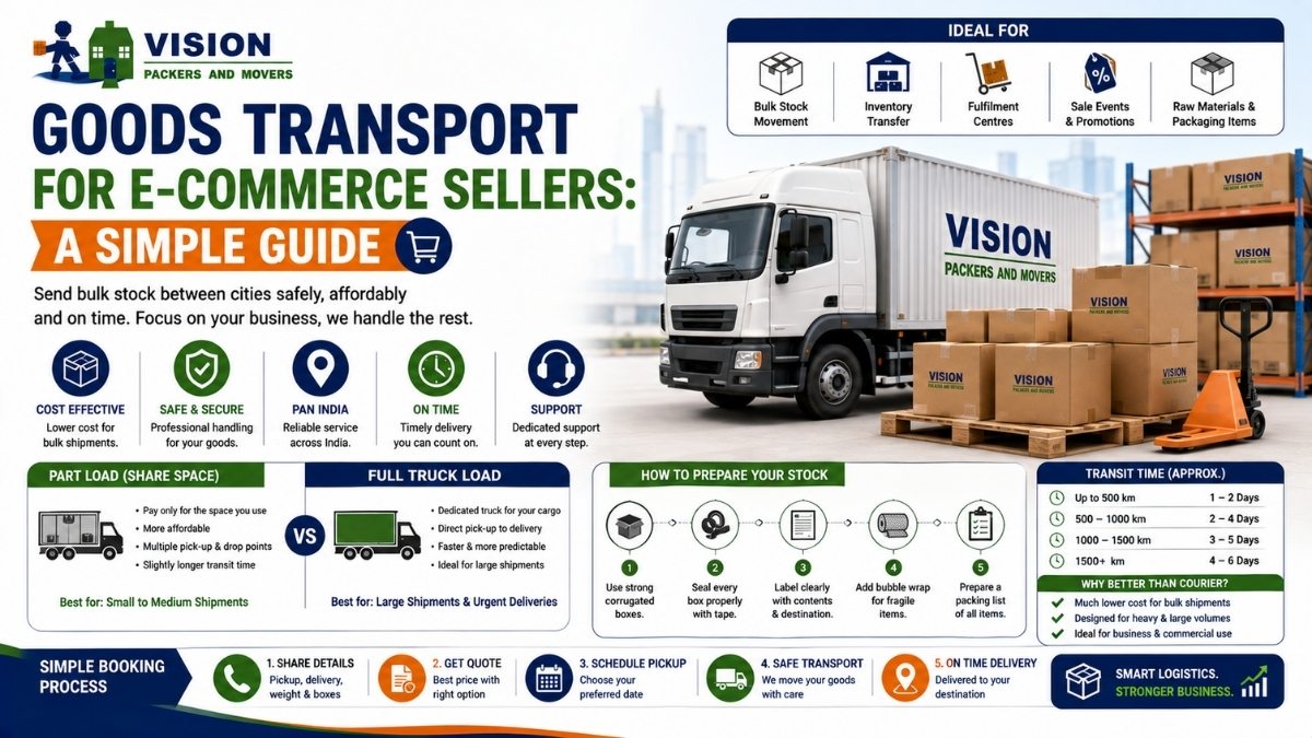 Goods Transport for E-Commerce Sellers: A Simple Guide