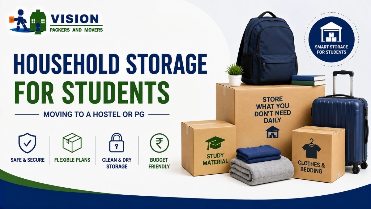 Household Storage for Students Moving to a Hostel or PG