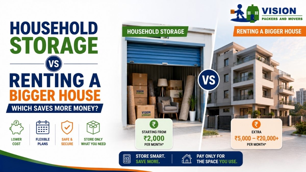 Household Storage vs Renting a Bigger House: Which Saves More Money