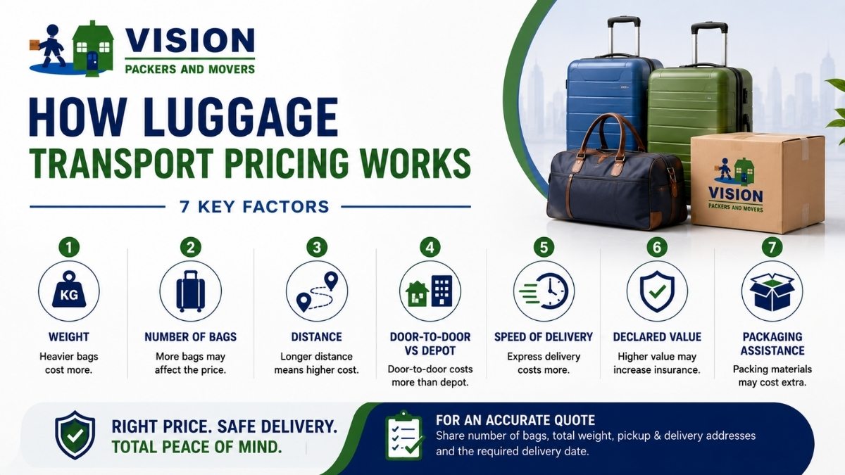 How Luggage Transport Pricing Works