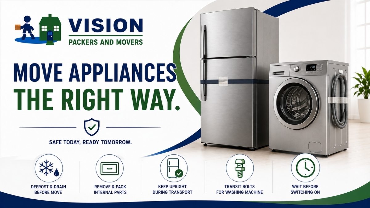 How to Safely Move a Refrigerator or Washing Machine