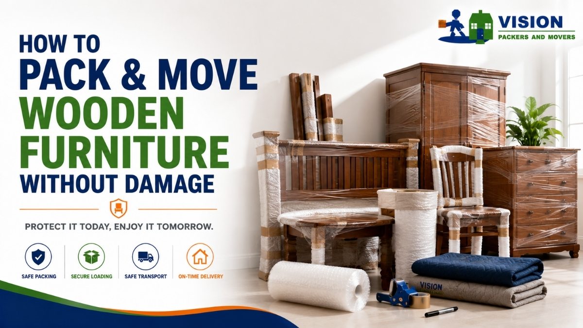 How to Pack and Move Wooden Furniture Without Damage
