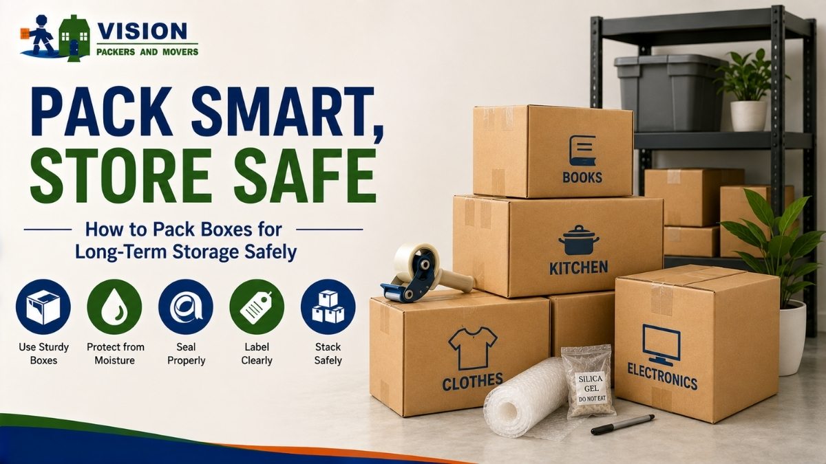How to Pack Boxes for Long-Term Storage Safely