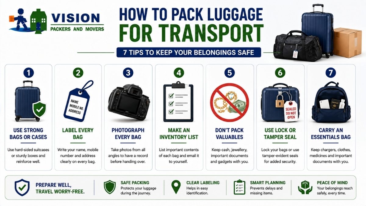 How to Pack Luggage for Transport So Nothing Gets Lost