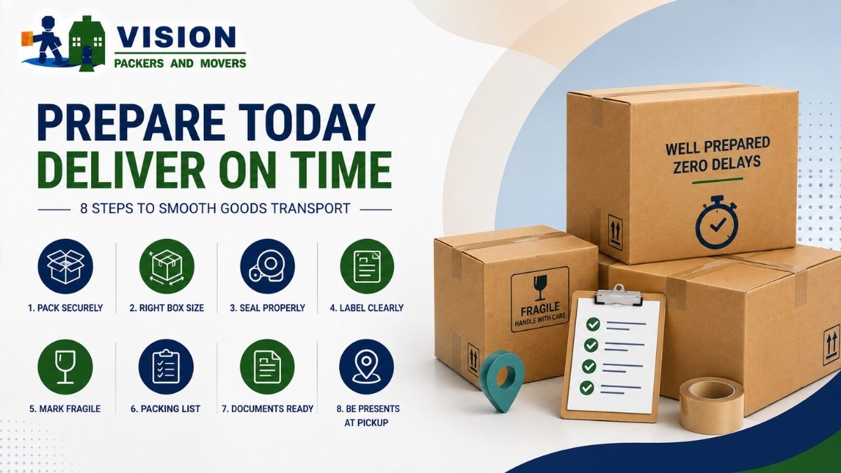How to Prepare Goods for Transport to Avoid Delays