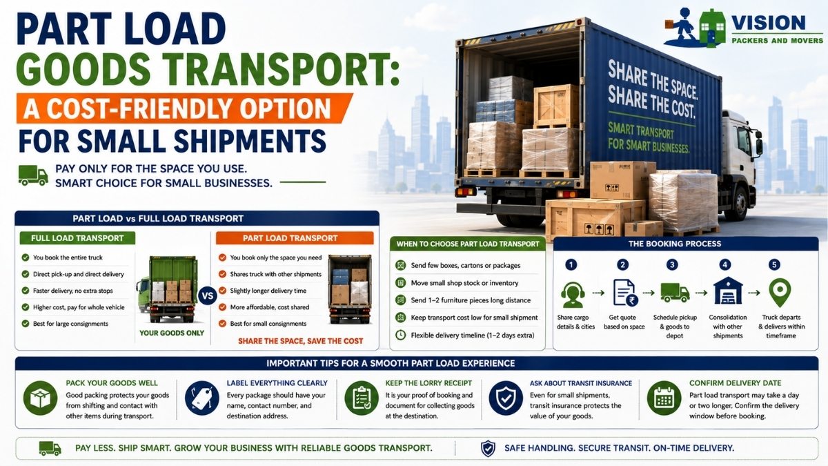 Part Load Goods Transport: A Cost-Friendly Option for Small Shipments
