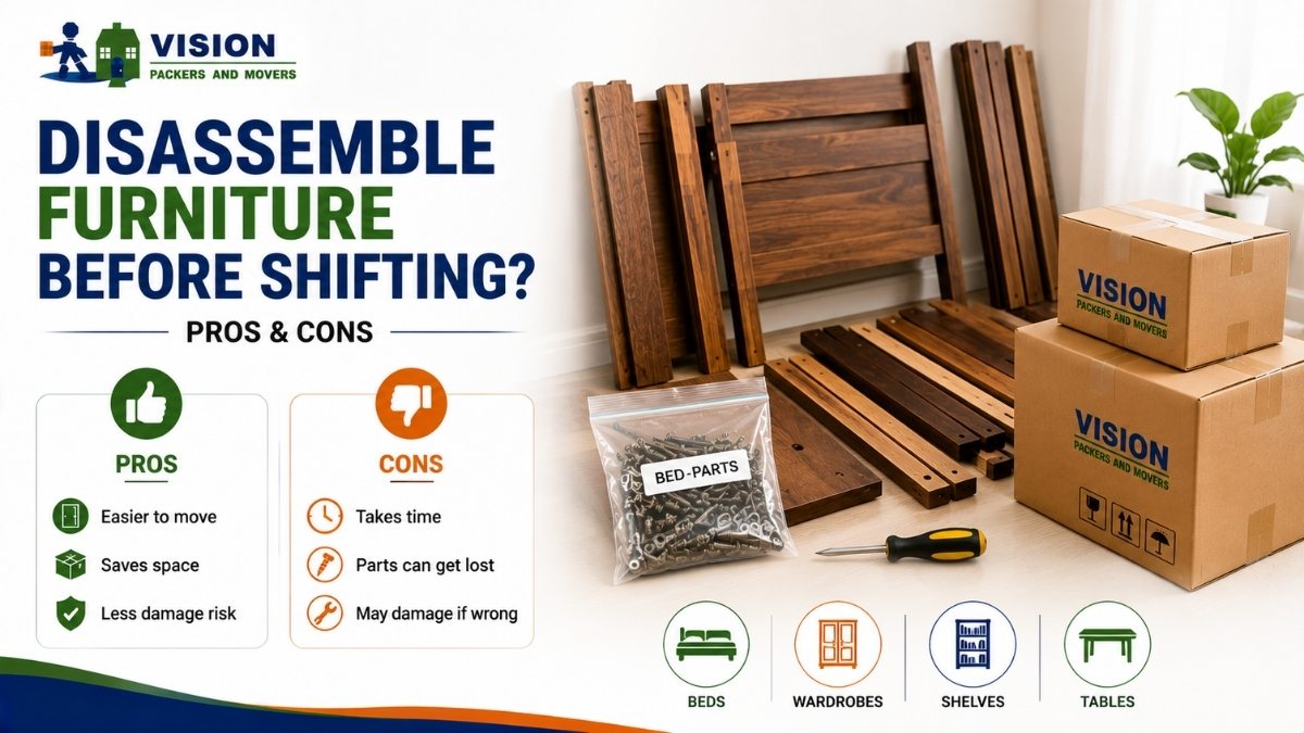 Should You Disassemble Furniture Before Shifting? Pros and Cons