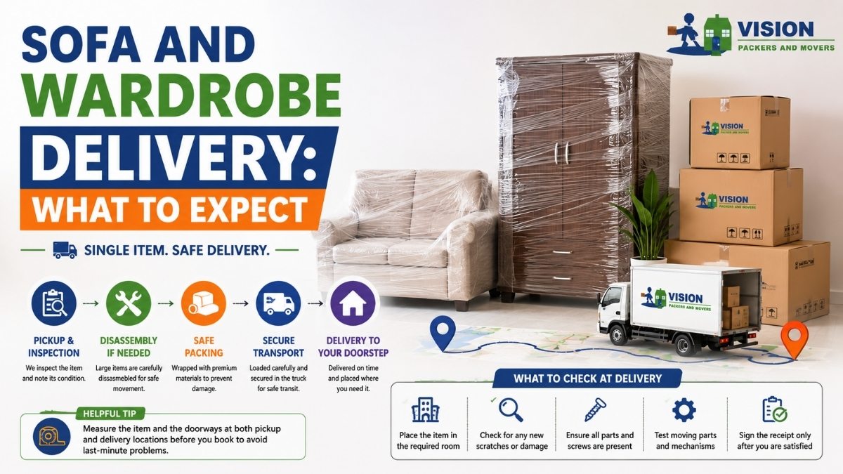 Sofa and Wardrobe Delivery: What to Expect