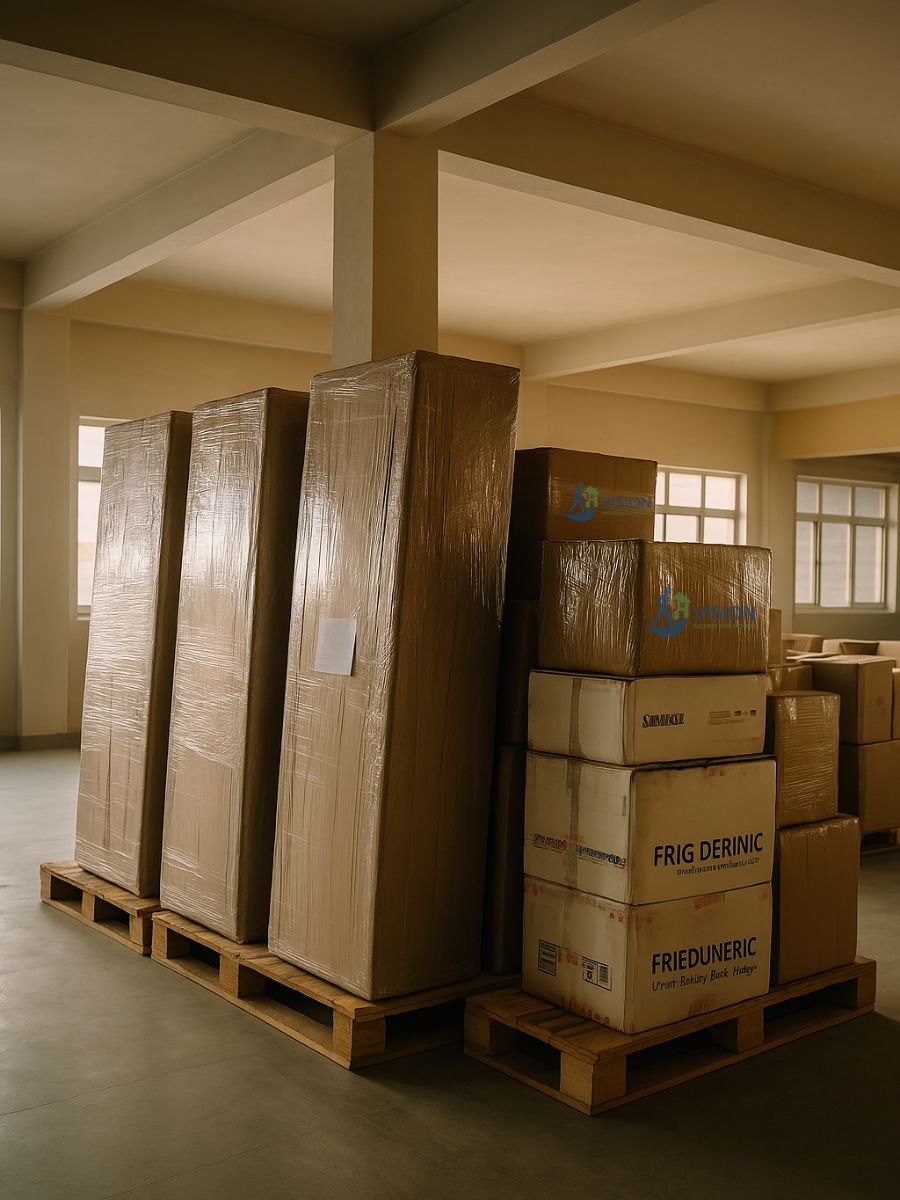 Safe household items storage by Vision Packers and Movers