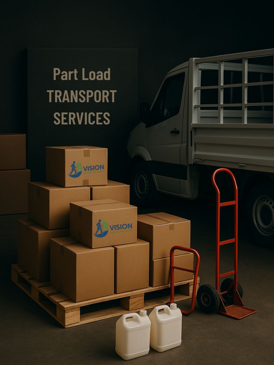 Secure packing of household goods for part load delivery